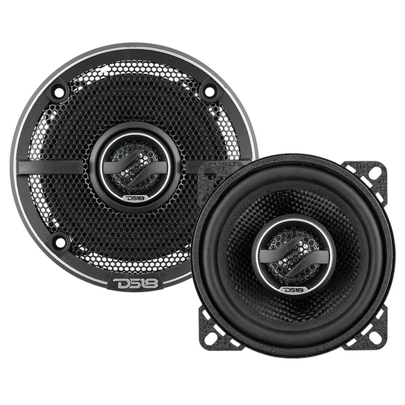 DS18 ZXI-44 4" 2-Way Coaxial Speakers with Kevlar Cone and Built-in Tweeters  - 50 Watts Rms 4-ohm