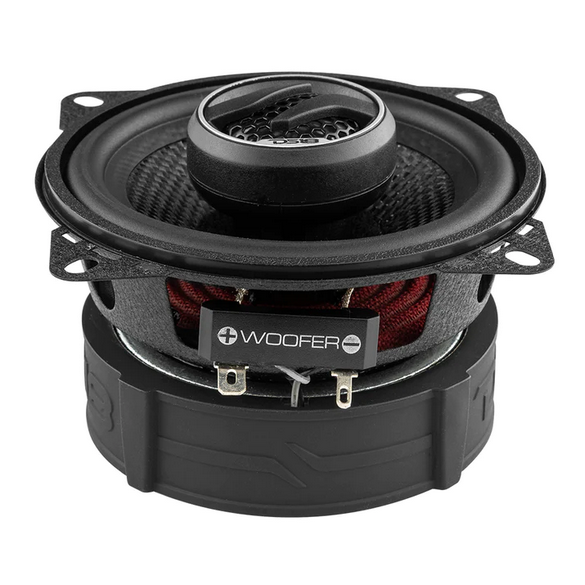 DS18 ZXI-44 Altavoces coaxiales de 4" y 2 vías con cono de Kevlar y tweeters incorporados - 50 vatios Rms 4 ohmios