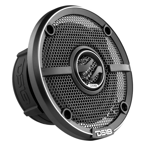 DS18 ZXI-44 4" 2-Way Coaxial Speakers with Kevlar Cone and Built-in Tweeters  - 50 Watts Rms 4-ohm