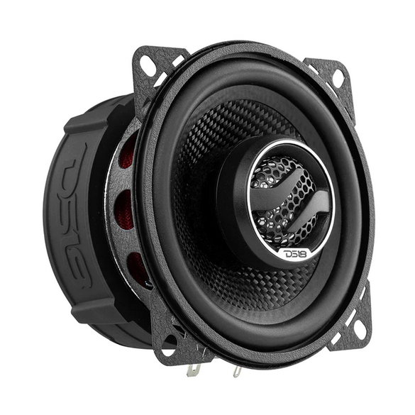 DS18 ZXI-44 Altavoces coaxiales de 4" y 2 vías con cono de Kevlar y tweeters incorporados - 50 vatios Rms 4 ohmios
