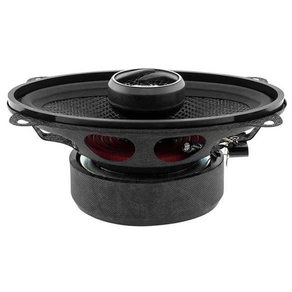 DS18 ZXI-464 4x6" 2-Way Coaxial Speakers with Kevlar Cone and Built-in Tweeters - 60 Watts Rms 4-ohm
