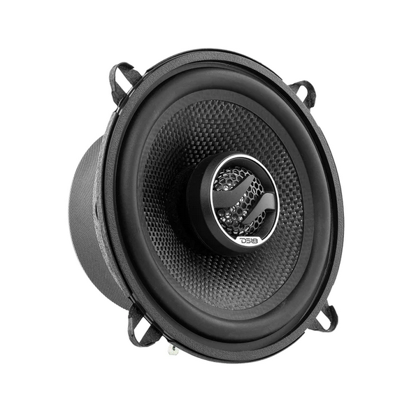 DS18 ZXI-5254 Altavoces coaxiales de 2 vías de 5,25" con cono de Kevlar y tweeters incorporados - 60 vatios Rms 4 ohmios