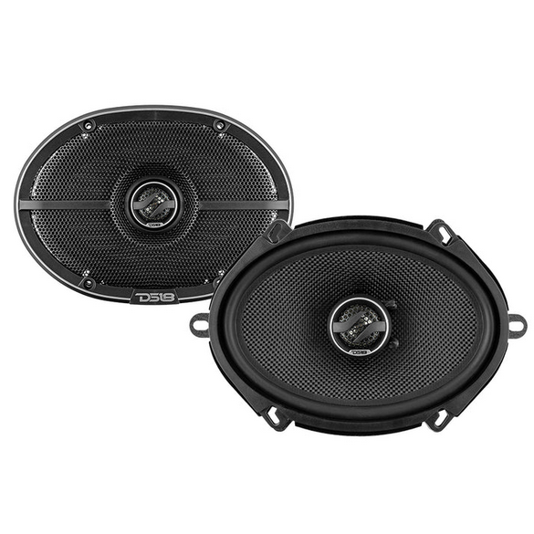 DS18 ZXI-574 Altavoces coaxiales de 2 vías de 5x7" con cono de Kevlar y tweeters incorporados - 70 vatios Rms 4 ohmios