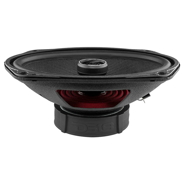DS18 ZXI-694 6x9" 2-Way Coaxial Speakers with Kevlar Cone and Built-in Tweeters - 120 Watts Rms 4-ohm