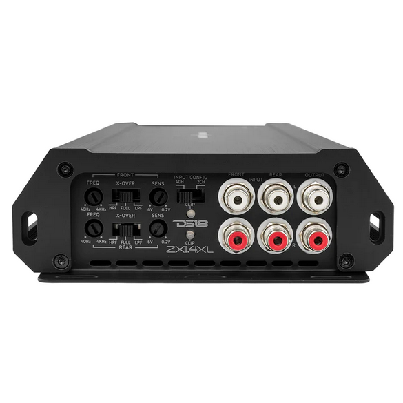 DS18 ZXI.4XL Amplificador de rango completo Clase D de 4 canales - 4 x 250 vatios Rms a 4 ohmios