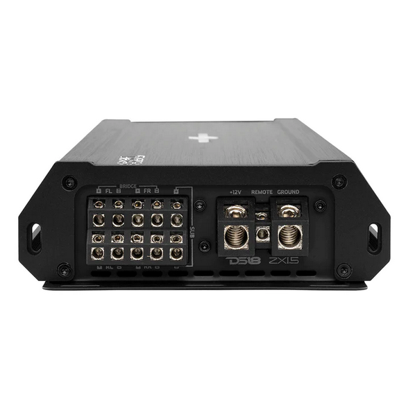Amplificador Clase D de rango completo DS18 ZXI.5 de 5 canales - 4 x 125 vatios Rms a 4 ohmios + 1 x 1000 vatios Rms a 1 ohmio