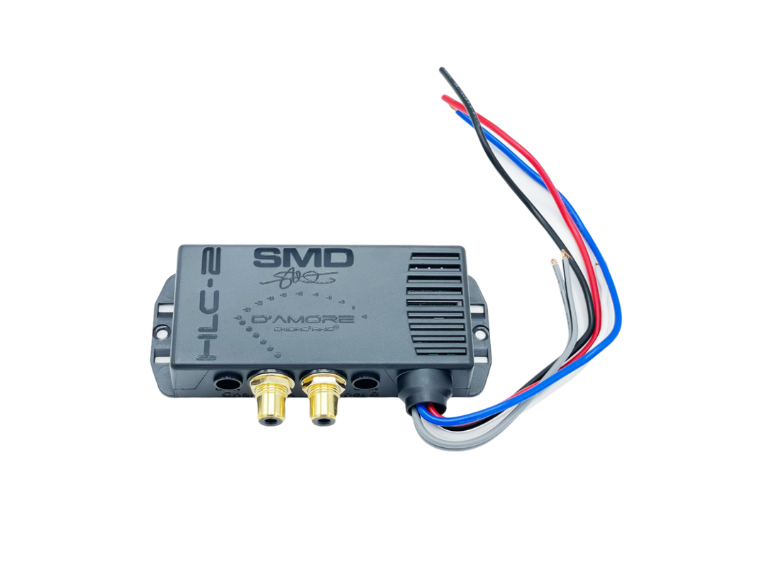 Convertidor de salida de línea sin distorsión SMD HLC-2 de 2 canales con encendido remoto y salida Rca de 10 voltios Rms