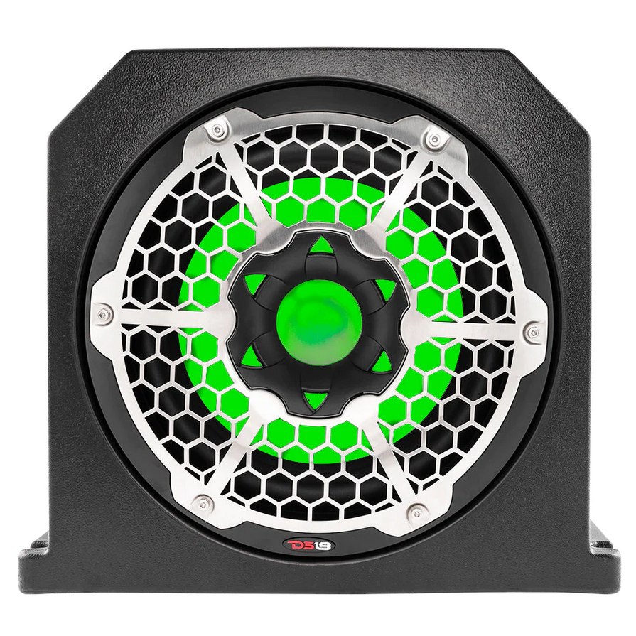 DS18 NXL-10SUBLD Caja para subwoofer marino de 10" con subwoofer y radiador pasivo - 350 vatios Rms 4 ohmios