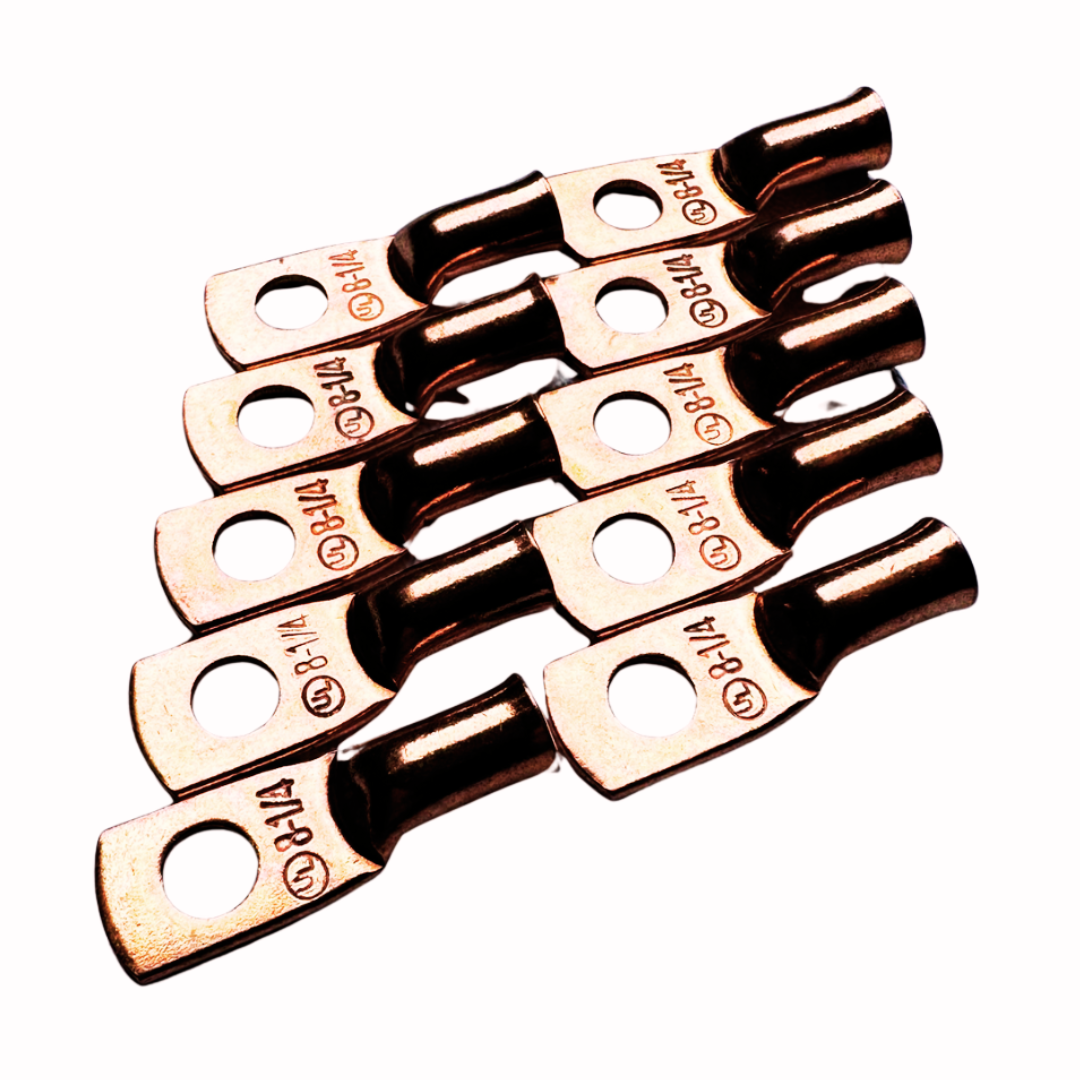 8 Gauge Copper Lugs