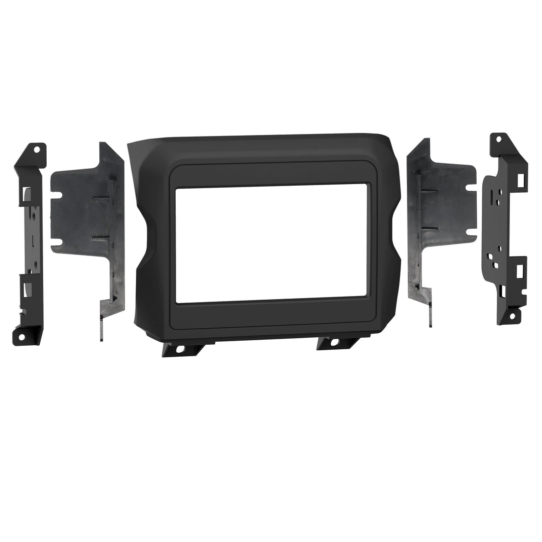 Metra 107-CH3B Double-Din Dash Kit - Fits 2018-2023 Jeep Wrangler JL or 2020-2023 Gladiator JT