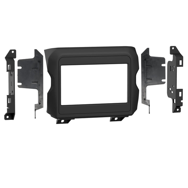 Metra 107-CH3B Double-Din Dash Kit - Fits 2018-2023 Jeep Wrangler JL or 2020-2023 Gladiator JT