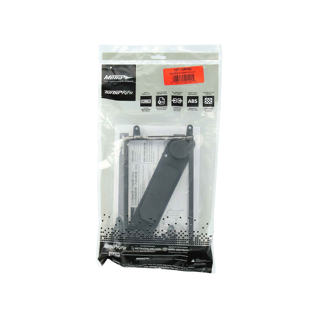 Metra 107-GM4B Double-Din Radio Dash kit - Fits 2019-2024 Chevrolet Silverado or GMC Sierra 1500/2500/3500 Vehicles