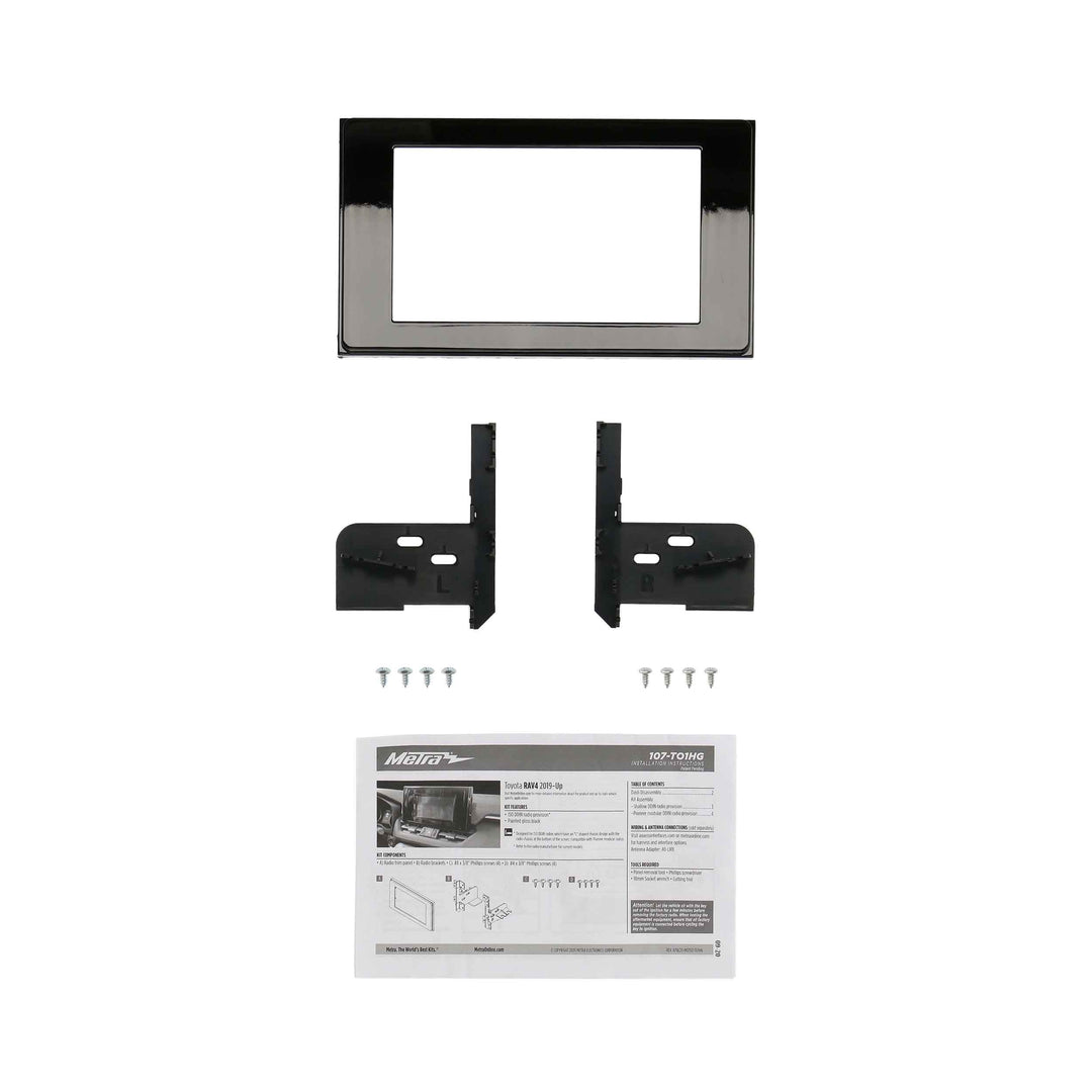 Metra 107-TO1HG Double-Din Radio Dash Kit - Fits 2019-2024 Toyota RAV4 Vehicles
