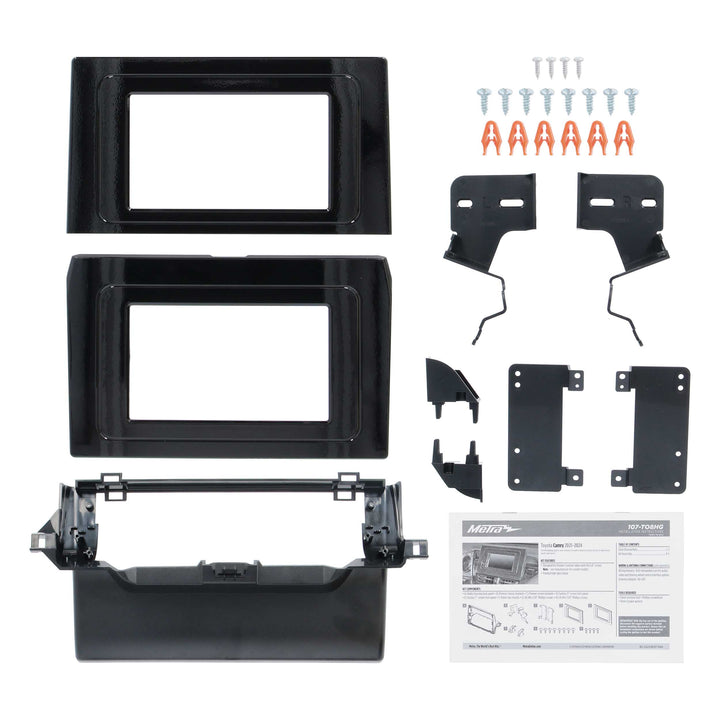 Metra 107-TO8HG Dash kit for Pioneer DMH-C2550NEX or DMH-WC5700NEX 6.8" Radio - Fits 2021-2024 Toyota Camry Vehicles