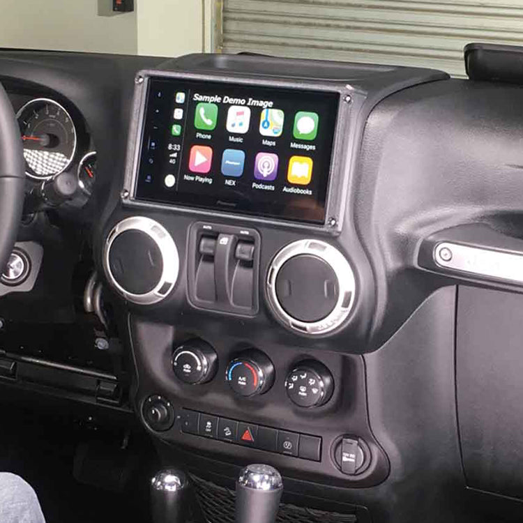 Metra 108-CH1B Dash Kit for Pioneer DMH-C5500NEX Radio - Fits 2011-2018 Jeep Wrangler JK