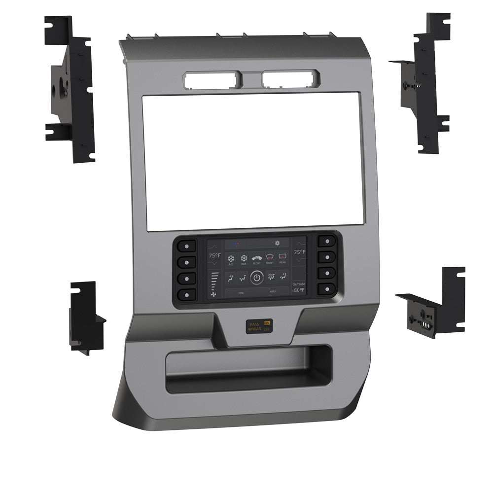 Metra 108-FD1CH Dash Kit for Pioneer DMH-C5500NEX Radio - Fits 2015-2017 Ford F-150 or 2017 F-250, F-350 and F-450 XL