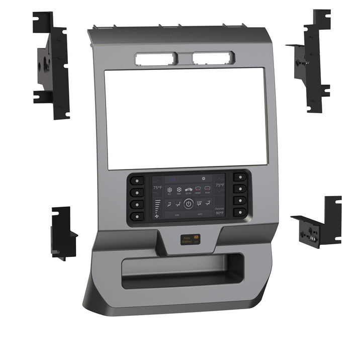 Metra 108-FD1CH Dash Kit for Pioneer DMH-C5500NEX Radio - Fits 2015-2017 Ford F-150 or 2017 F-250, F-350 and F-450 XL