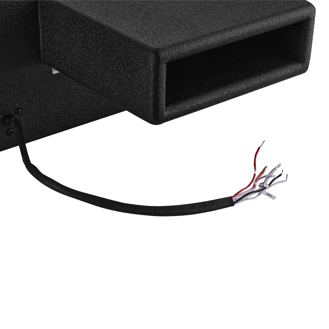 Polaris RZR PRO/XP - DS18 10" Bandpass Subwoofer Enclosure for Rear Cargo Box with Digital LED Lights - Preloaded EXL-X10.2D