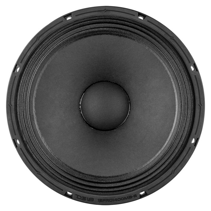 DS18 12PRO1400MB-8 12" Mid-Bass Loudspeaker with Classic Dust Cap and 3.5" Voice Coil - 700 Watts Rms 8-ohm