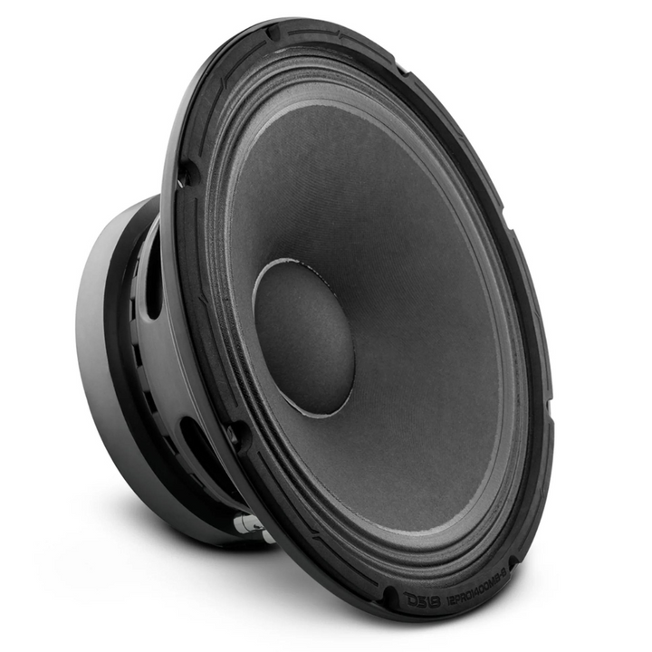 DS18 12PRO1400MB-8 12" Mid-Bass Loudspeaker with Classic Dust Cap and 3.5" Voice Coil - 700 Watts Rms 8-ohm
