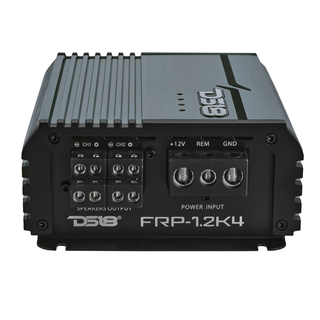 DS18 Loaded Voceteo Enclosure with Dual 10" Speakers, Dual 3.78" Tweeters, Amplifier & Speakon Cable