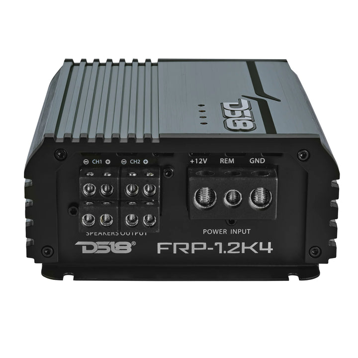 DS18 Loaded Voceteo Enclosure with Dual 10" Speakers, Dual 3.78" Tweeters, Amplifier & Speakon Cable