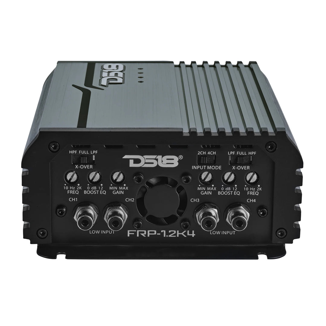 DS18 Loaded Voceteo Enclosure with Dual 8" Speakers, Dual 3.78" Tweeters, Amplifier & Speakon Cable