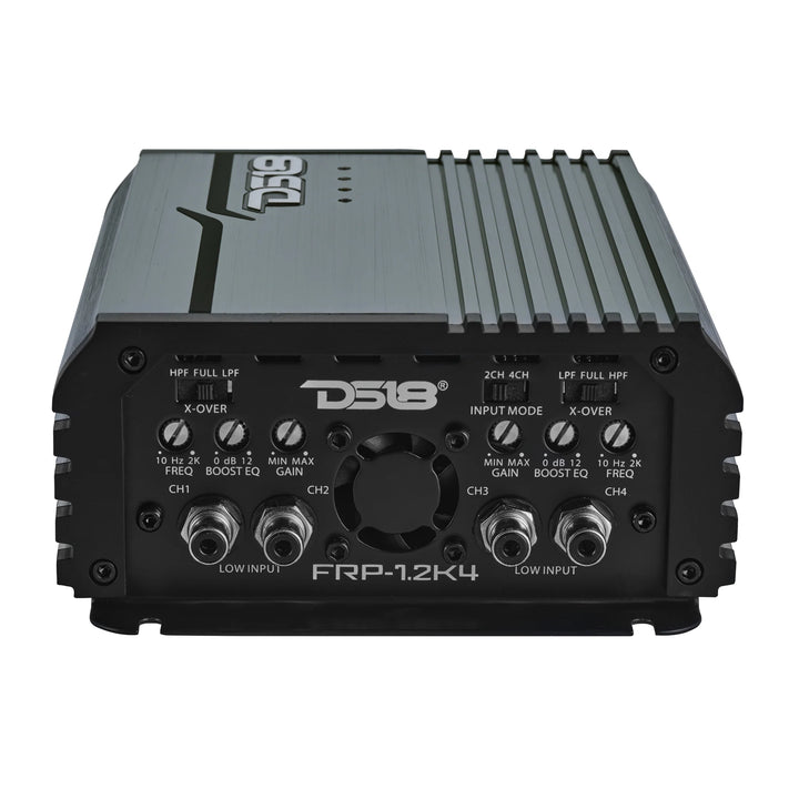 DS18 Loaded Voceteo Enclosure with Dual 8" Speakers, Dual 3.78" Tweeters, Amplifier & Speakon Cable