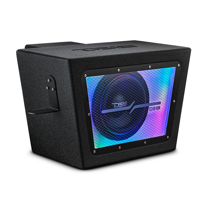 Polaris RZR PRO/XP - DS18 10" Bandpass Subwoofer Enclosure for Rear Cargo Box with Digital LED Lights - Preloaded EXL-X10.2D