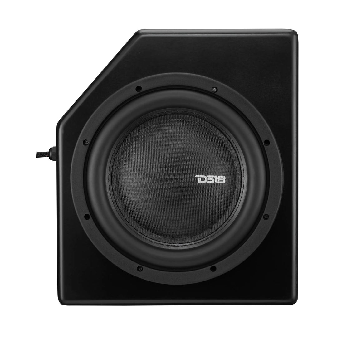DS18 10" Under Seat Subwoofer Enclosure Front Driver Side - Fits 2017-2026 Can-Am 4-Door Maverick X3