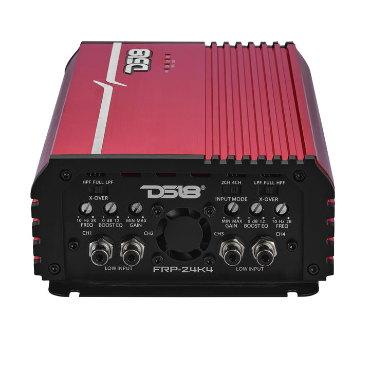 DS18 FRP-2.4K4 4-Channel Class D Full-Range Amplifier - 4 x 600 Watts Rms @ 1-ohm
