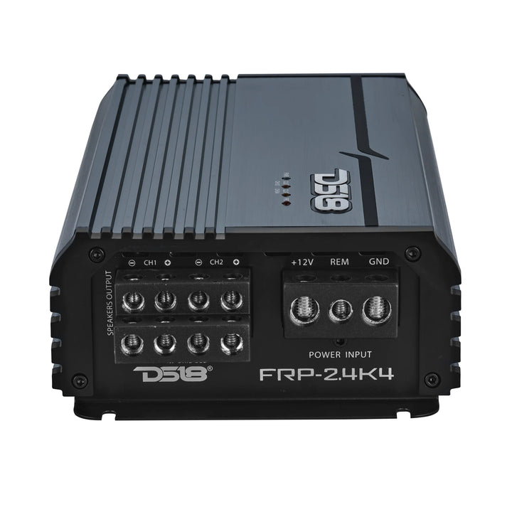 DS18 FRP-2.4K4 4-Channel Class D Full-Range Amplifier - 4 x 600 Watts Rms @ 1-ohm