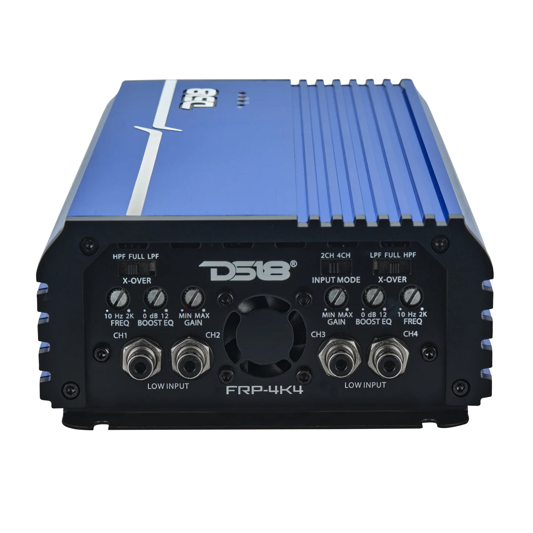 DS18 FRP-4K4 4-Channel Class D Amplifier - 4 x 1000 Watts Rms @ 1-ohm