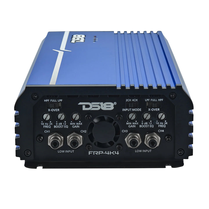 DS18 FRP-4K4 4-Channel Class D Amplifier - 4 x 1000 Watts Rms @ 1-ohm