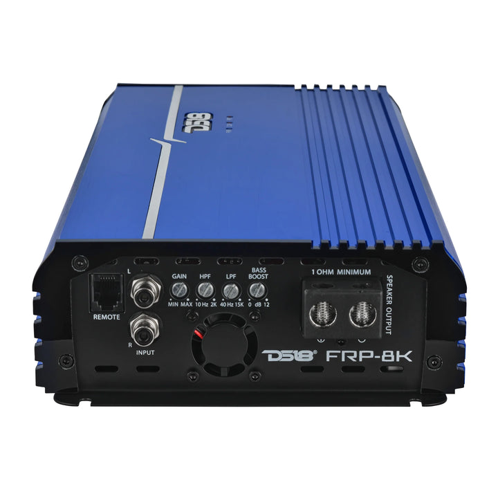 DS18 FRP-8K/BL Full-Range Monoblock Amplifier - 8000 Watts Rms @ 1-ohm