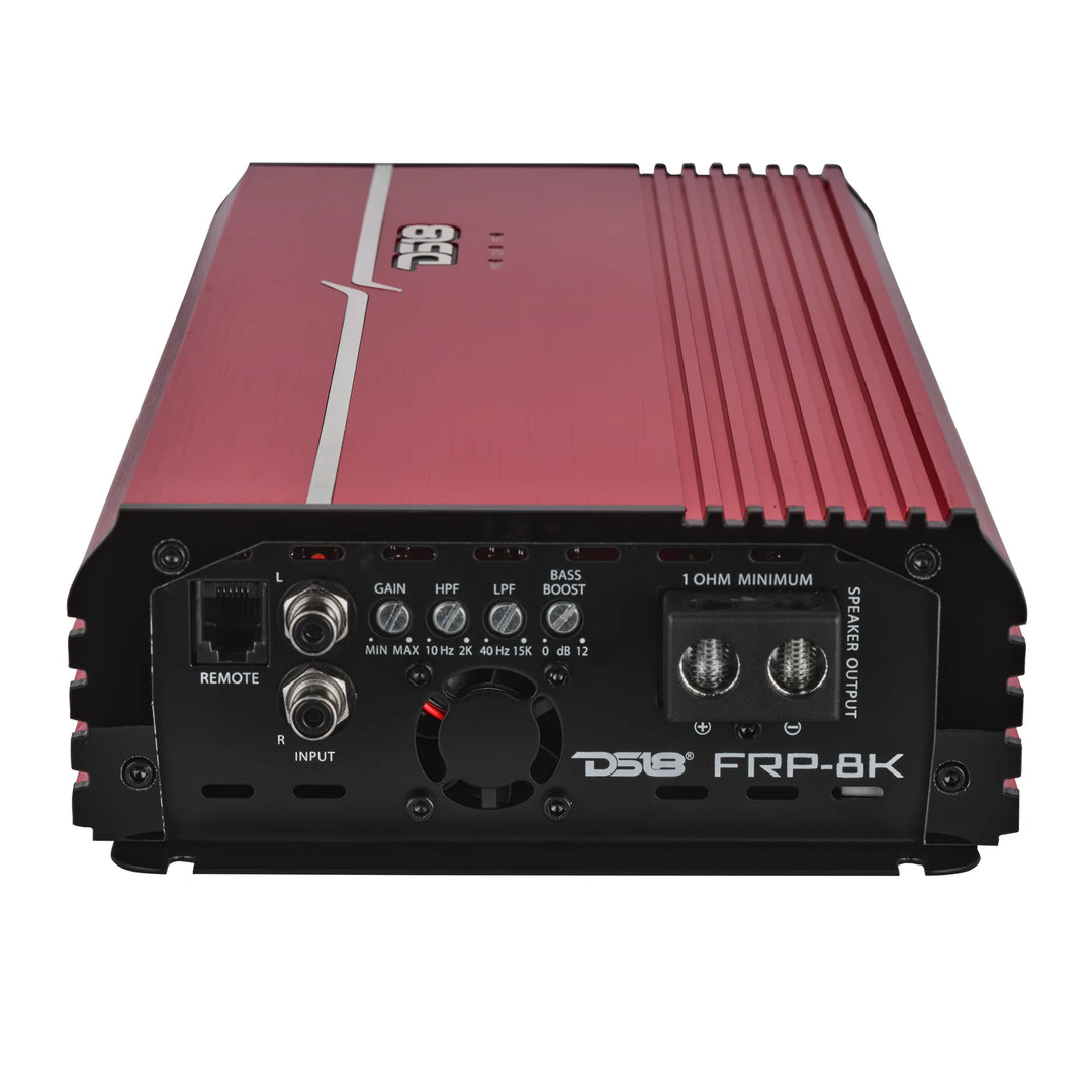 DS18 FRP-8K/RD Full-Range Monoblock Amplifier - 8000 Watts Rms @ 1-ohm