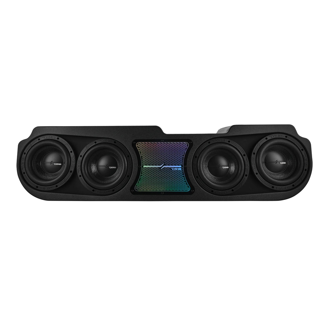 DS18 Quad 8" Loaded Subwoofer Enclosure - Fits 2020-Up Jeep Gladiator