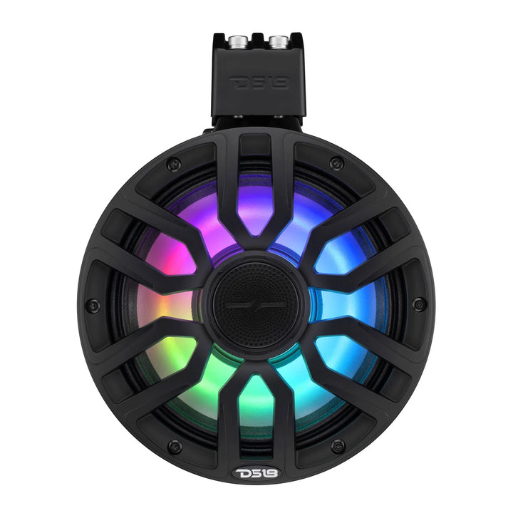 DS18 NXL-IQ8TP Neodymium 8" Tower Speakers with LEDs - 350 Watts Rms 4-ohm