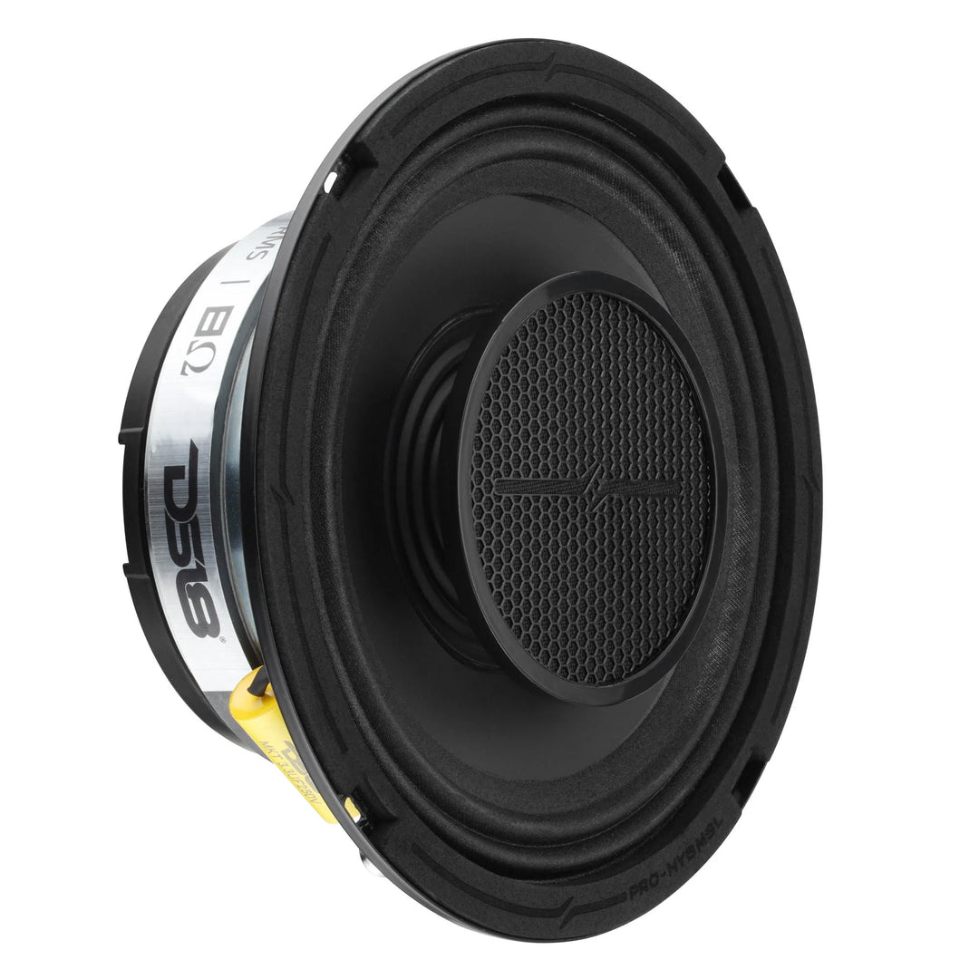 DS18 PRO-HY6MSL 6.5" Slim 2-Way Coaxial Loudspeaker - 150 Watts Rms 8-ohm