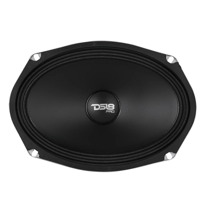 DS18 PRO-SM69.2 Altavoz de rango medio poco profundo de 6x9" con cono resistente al agua y bobina móvil de 1,5" - 250 vatios Rms 2 ohmios