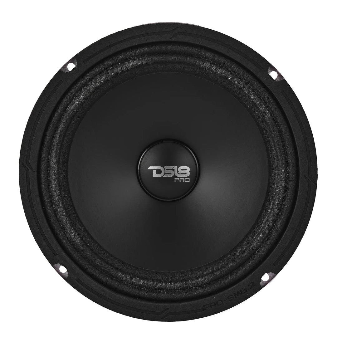 DS18 PRO-SM8.2 Altavoz de rango medio poco profundo de 8" con cono resistente al agua y bobina móvil de 1,5" - 250 vatios Rms 2 ohmios