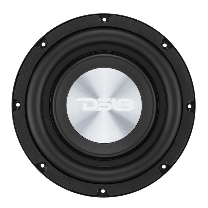 DS18 PSW8.4D 8" Shallow Mount Subwoofer - 400 Watts Rms Dual 4-ohm