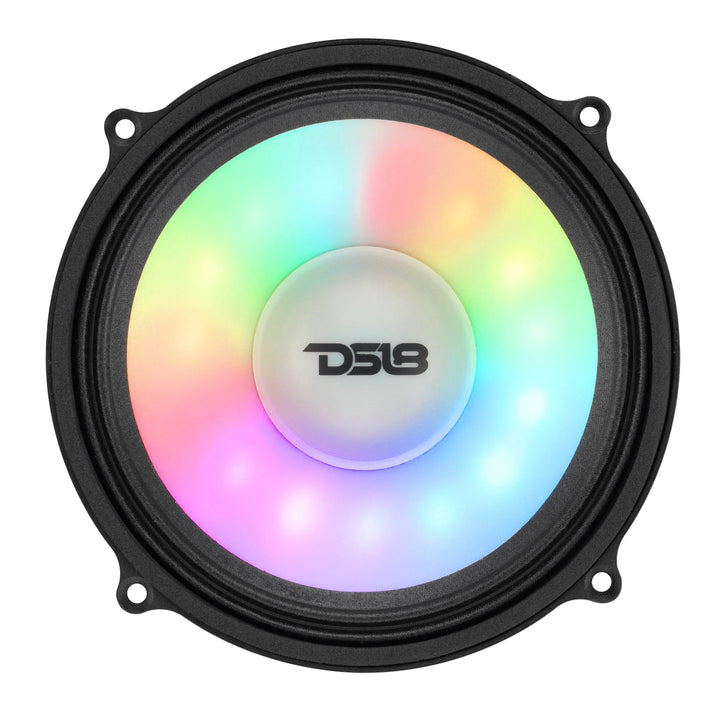 DS18 OEM Dashboard Speakers with LEDs - Fits 2020-Up Polaris RZR-PRO