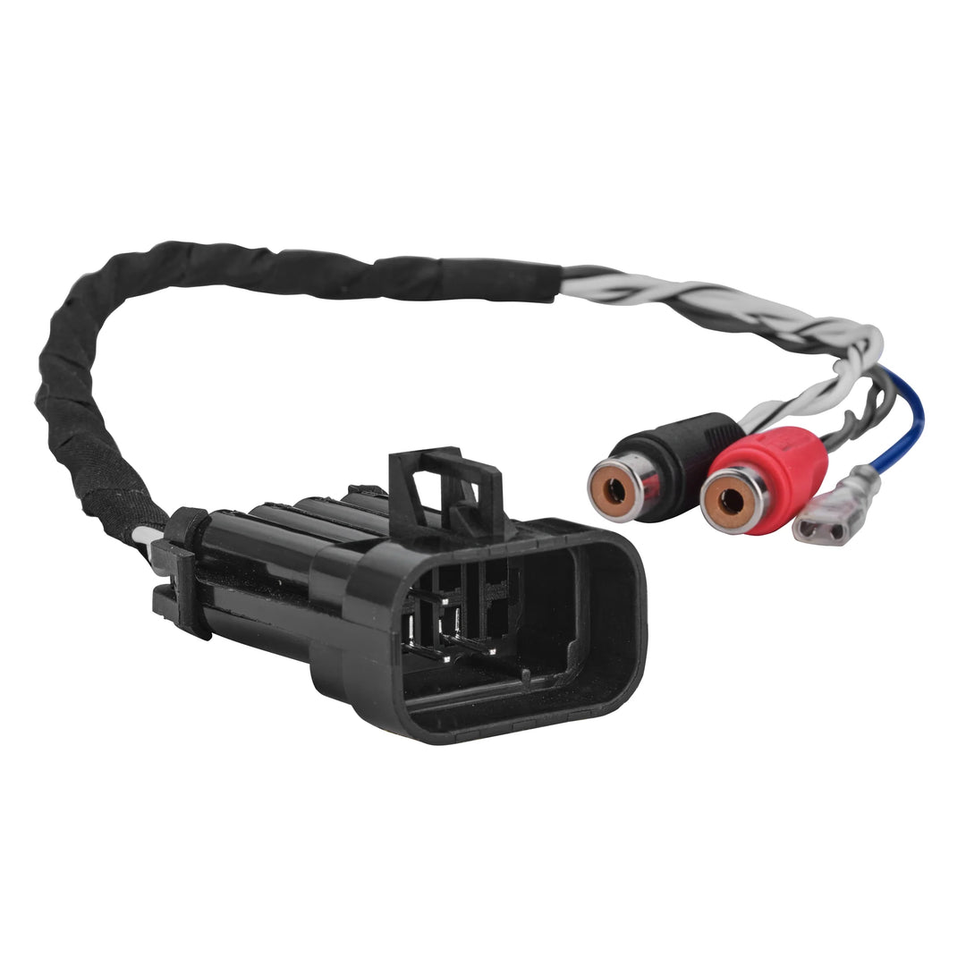 Polaris RZR 2-Channel Rca Output with Remote for Ride Command System - Plug & Play