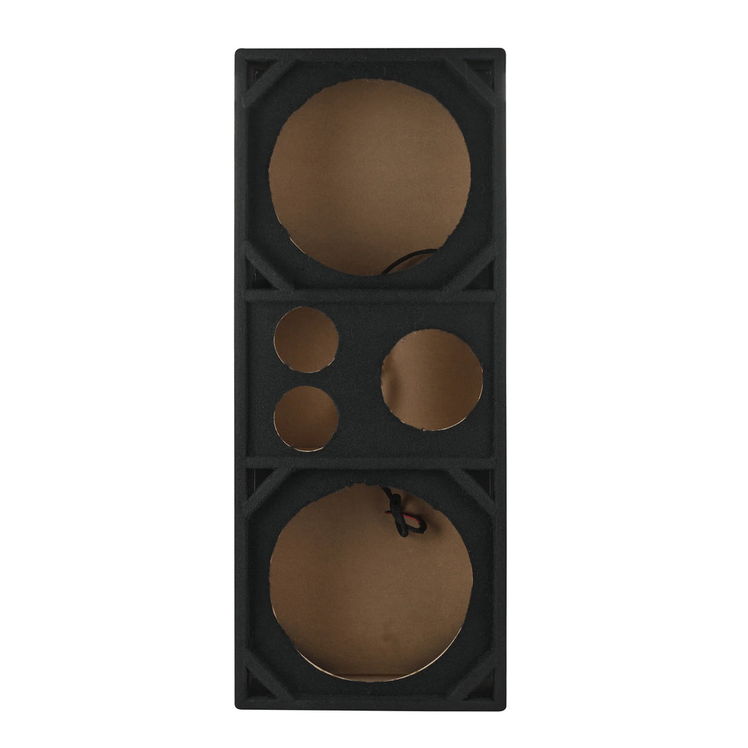 DS18 Ported Voceteo Enclosure - Fits 2x 12" Speakers + 2x 4" Tweeters + 1x Driver