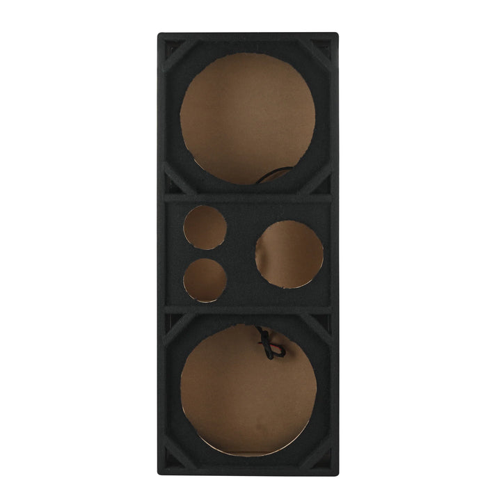 DS18 Ported Voceteo Enclosure - Fits 2x 12" Speakers + 2x 4" Tweeters + 1x Driver