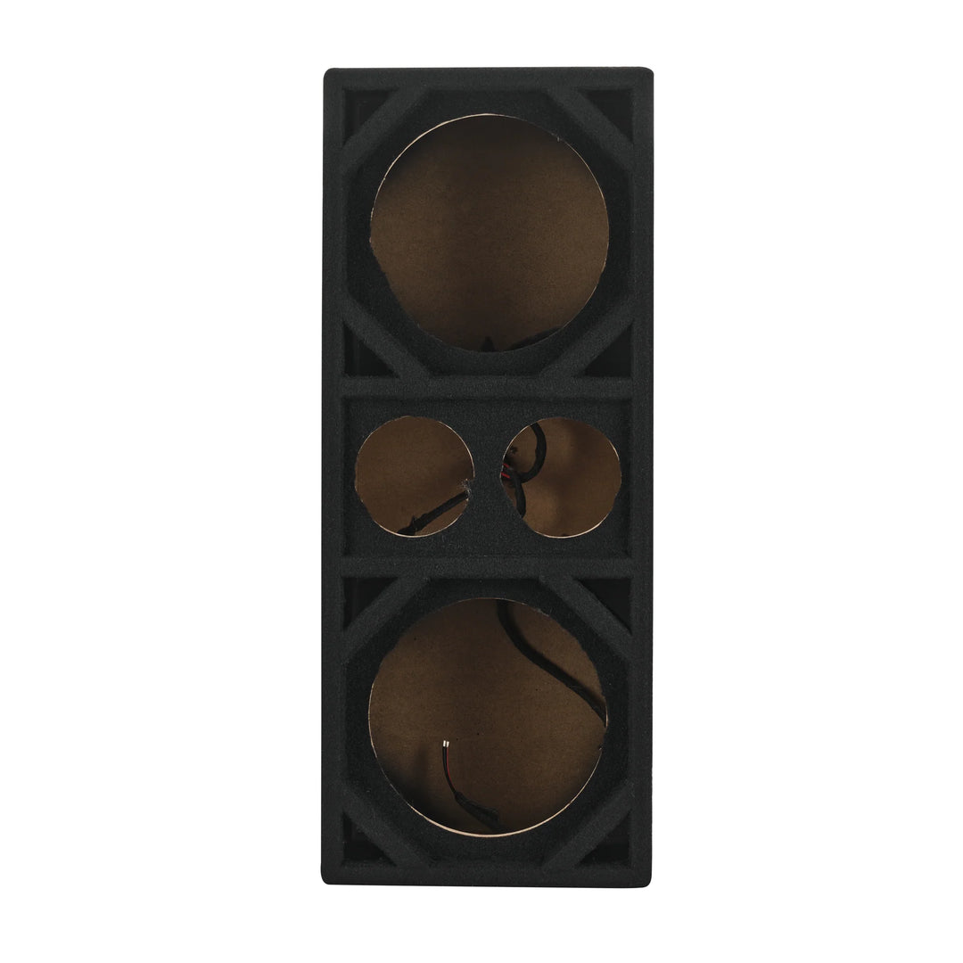 DS18 Ported Voceteo Empty Enclosure - Fits 2x 8" Speakers and 2x 4" Tweeters