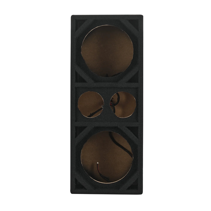 DS18 Ported Voceteo Empty Enclosure - Fits 2x 8" Speakers and 2x 4" Tweeters