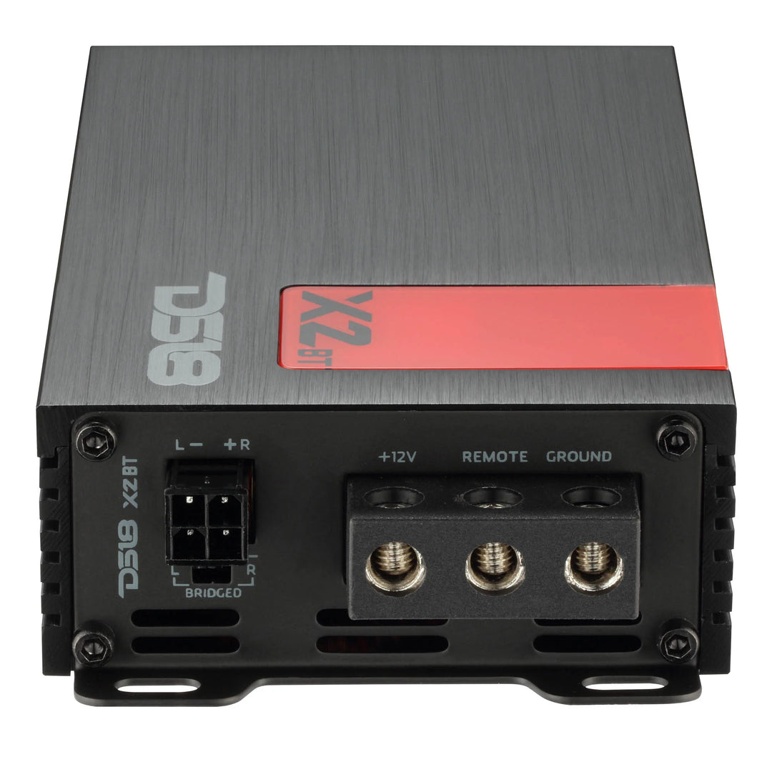 DS18 X2BT 2-Channel Amplifier with Bluetooth - 2 x 140 Watts Rms @ 4-ohm