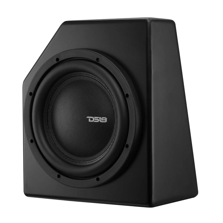 DS18 10" Under Seat Subwoofer Enclosure Front Driver Side - Fits 2017-2026 Can-Am 4-Door Maverick X3